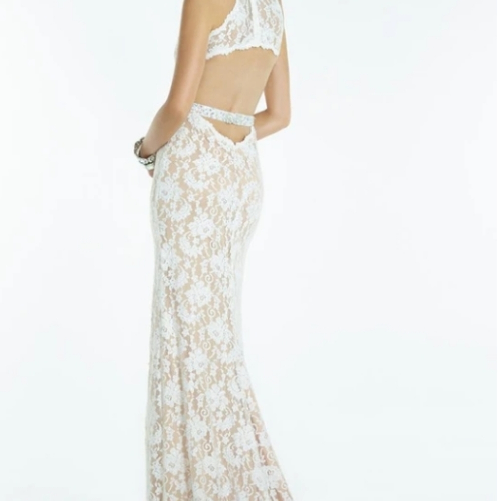 Black Alyce Paris - 6549 Lace Halter Sheath